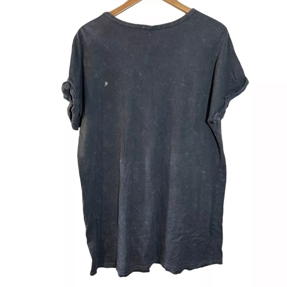 Caution to The Wind Sun Moon Graphic T Shirt Women’s Size Large Boho Hippie Eye - Picture 2 of 4